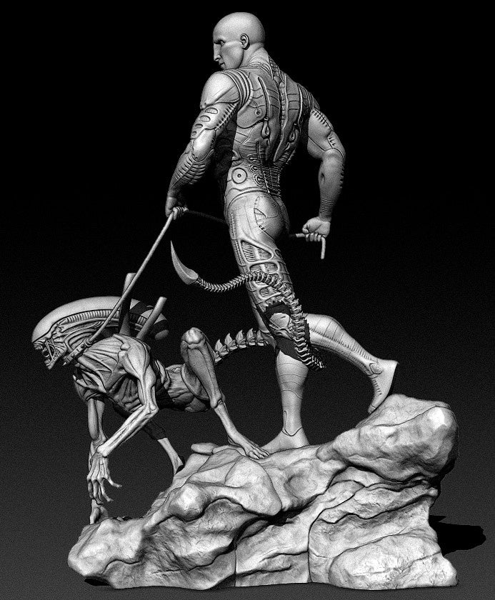 Alíen Prometheus: Ingeniero y Xenomorfo